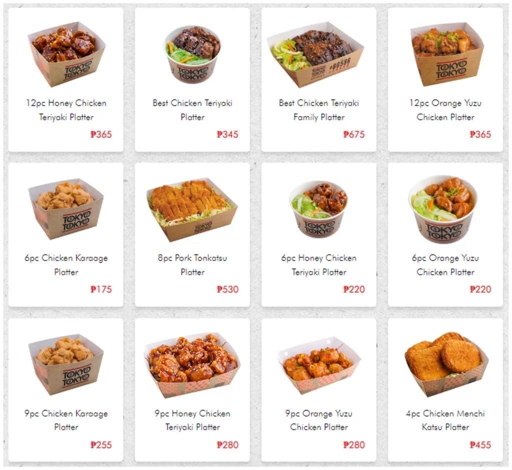 tokyo tokyo menu philippine platters for sharing 2