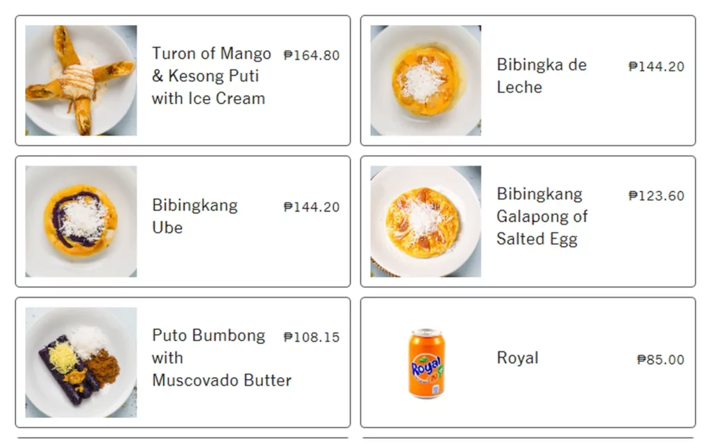manam menu singapore pampalaming beverages at minatamis 1