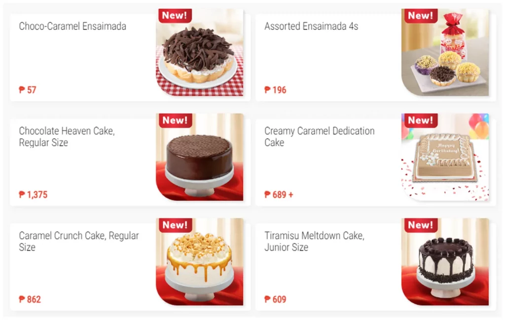 red ribbon menu philippine new products 1