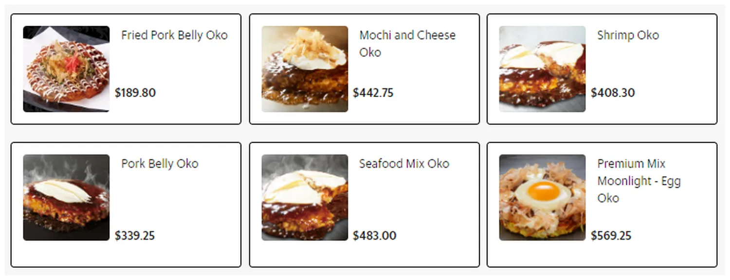 botejyu menu philippine legendary okonomiyaki