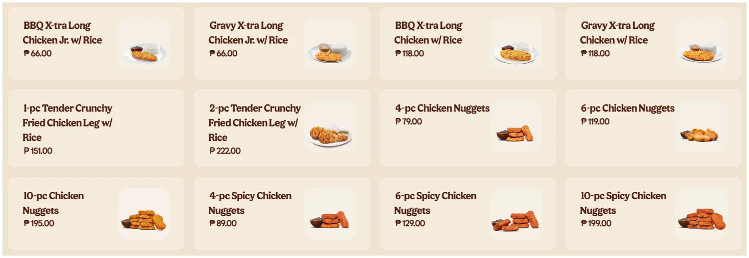 burger king menu 2023 crispy tender chicken