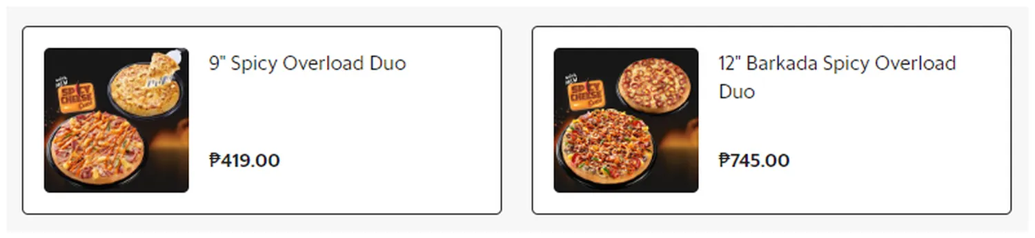 greenwich menu philiphine 2023 spicy overload pizza deals