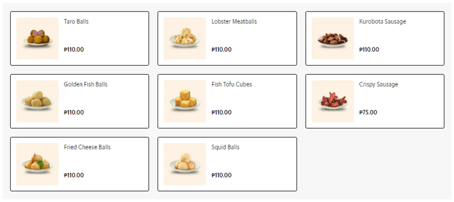 macao imperial menu philippine snacks