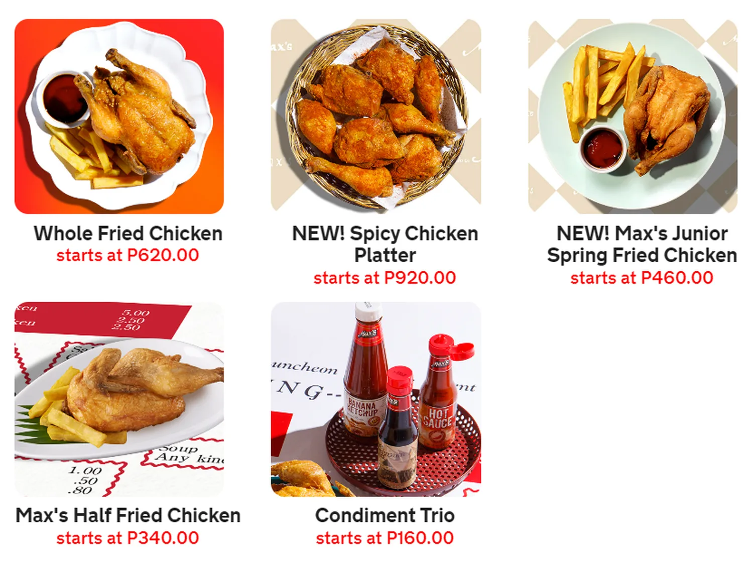 max menu philippine Maxs Fried Chicken ®