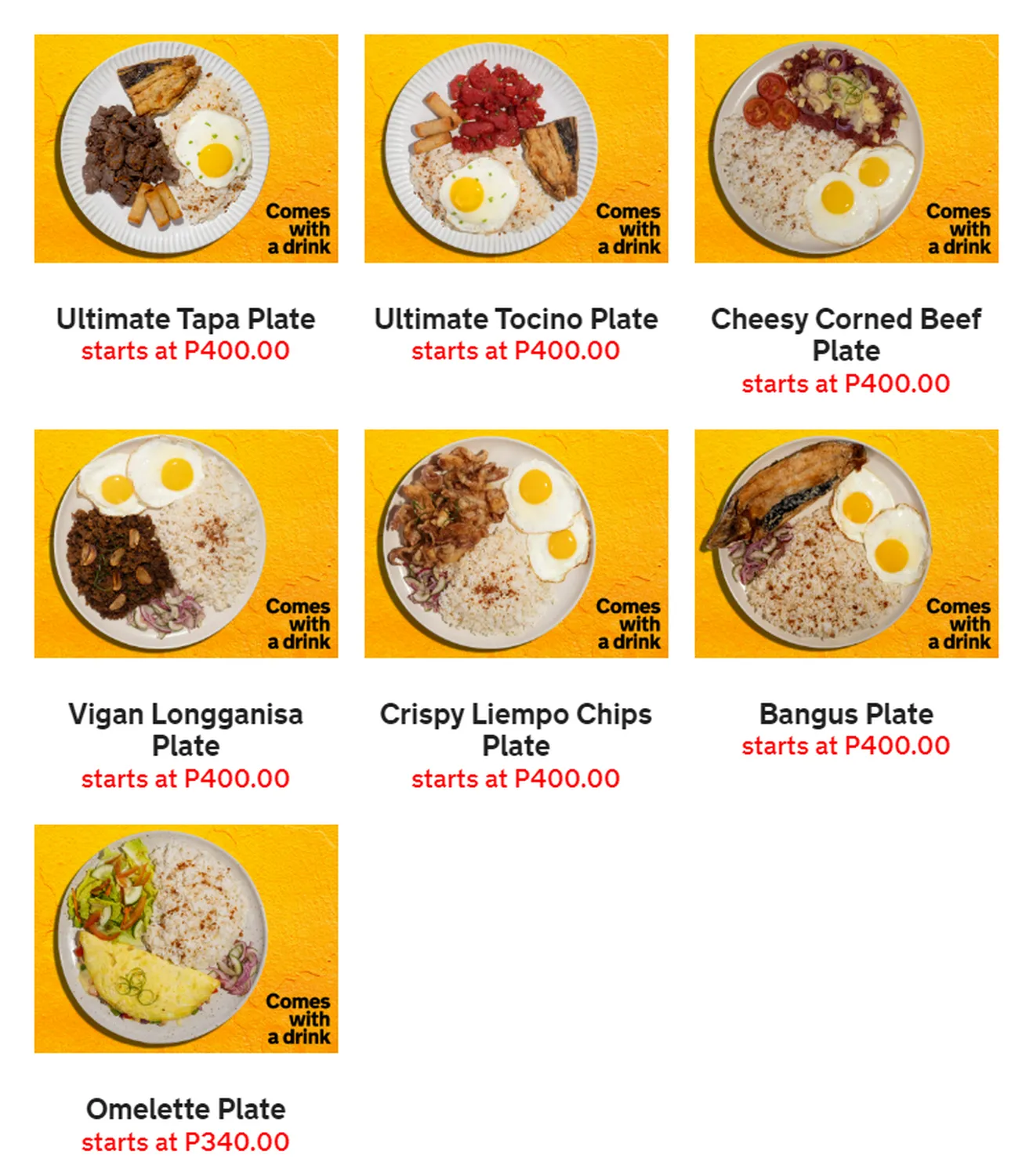 max menu philippine all day breakfast plates