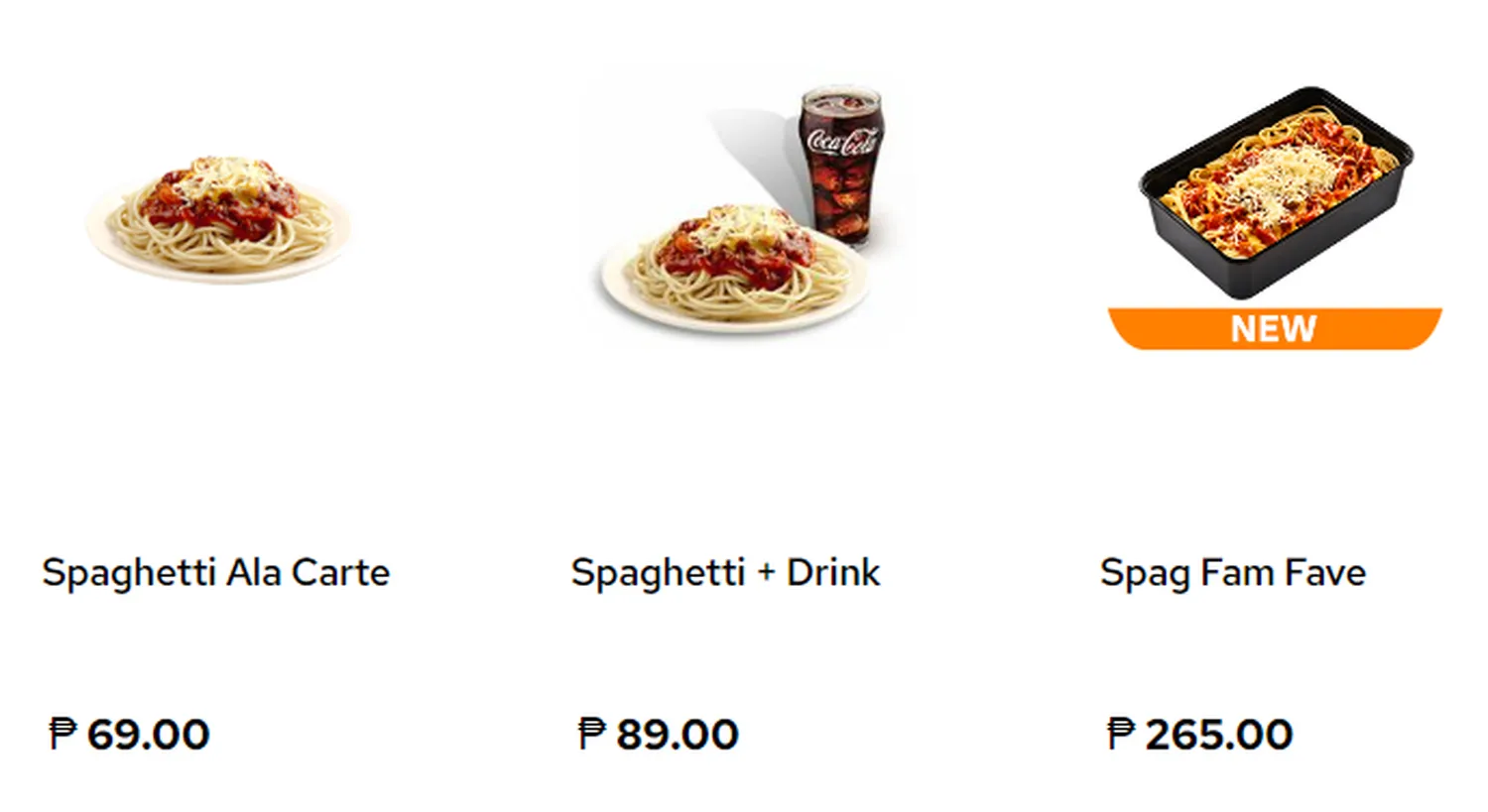 popeyes menu philippine popeyes spaghetti