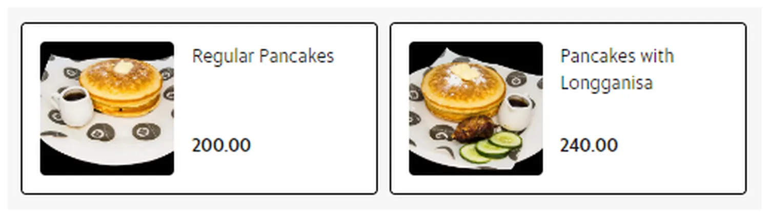 black scoop menu philippine pancakes