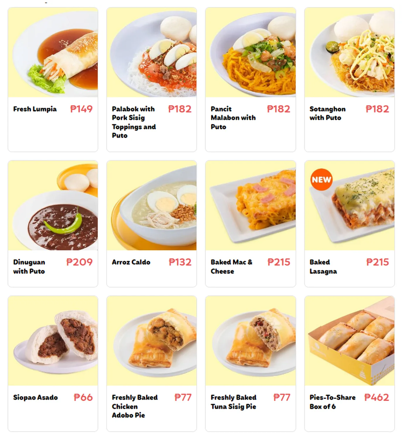 goldilocks menu philippine all day merienda
