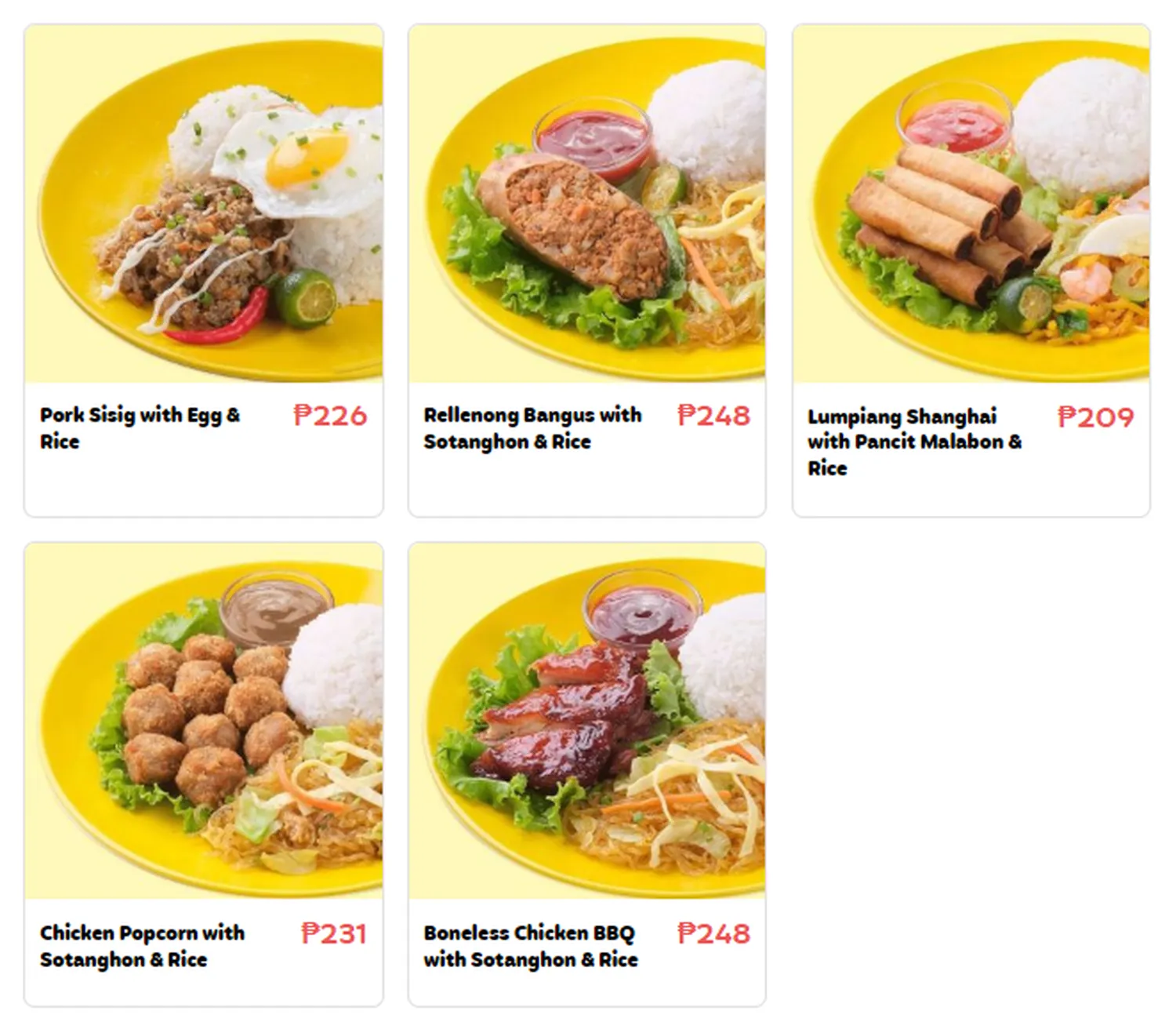 goldilocks menu philippine combo deals