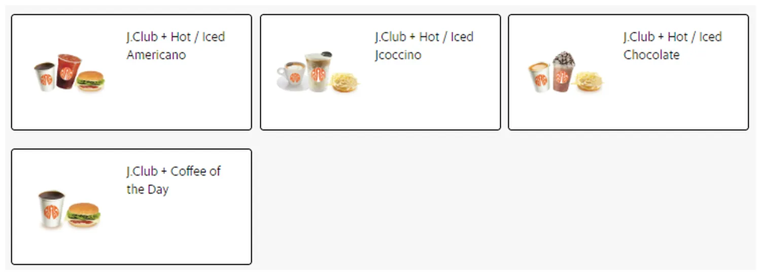 jco menu philippine jclub pairings