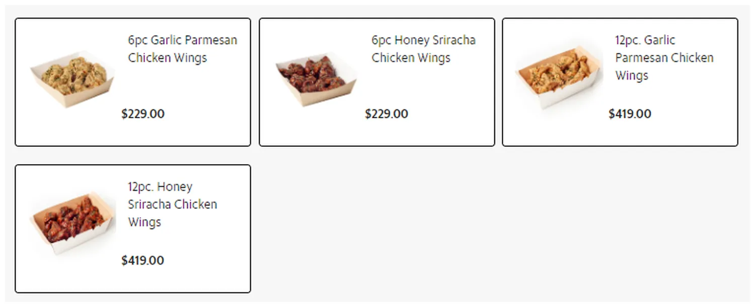 sr pizza menu philippine wings