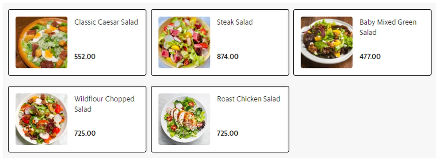wildflour menu philippine salad