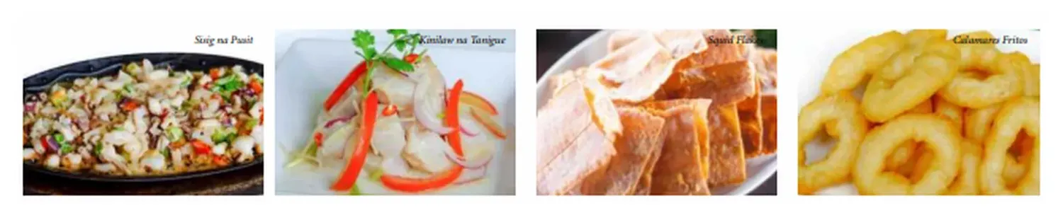 balay dako menu philippine pulutan or appetizer