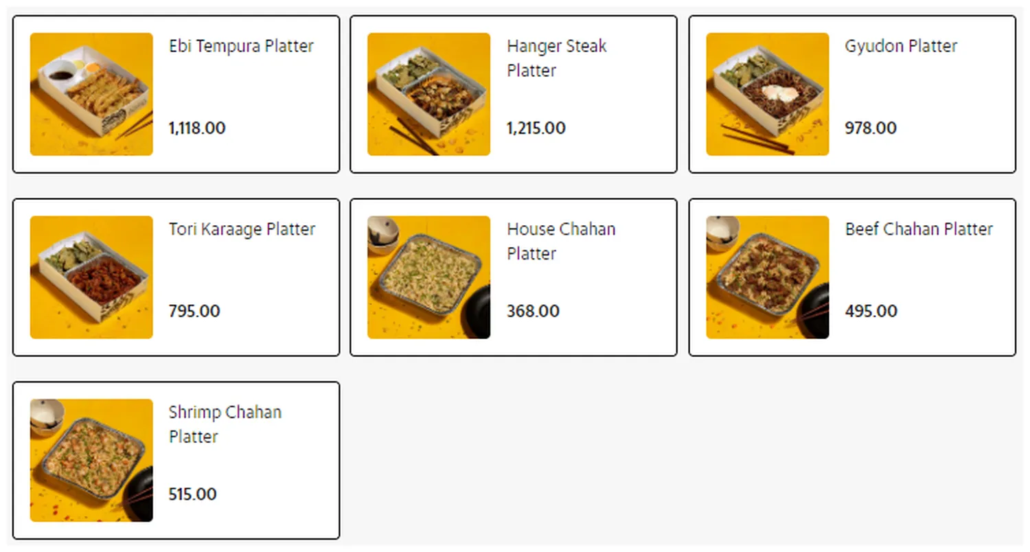 ooma menu philippine platters