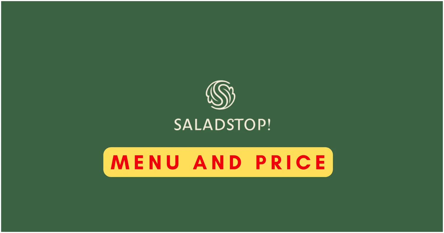 saladstop menu philippines