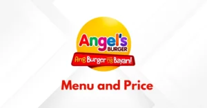 angels burger menu philippines