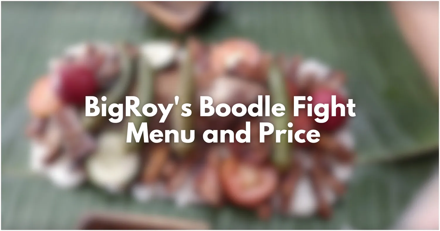 bigroys boodle fight menu philippines