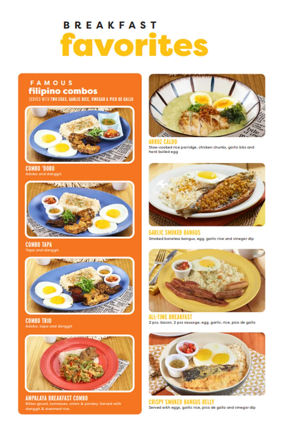 dennys menu philippine breakfast favorites