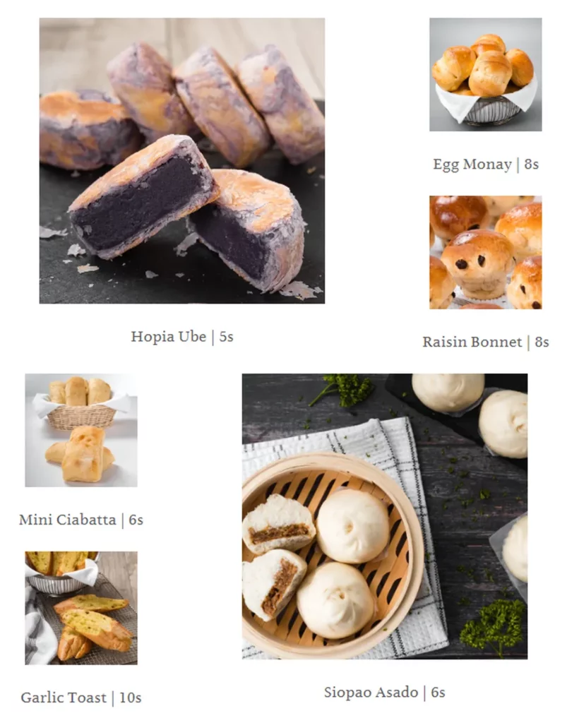 french bakery menu philippine packaged breads 2
