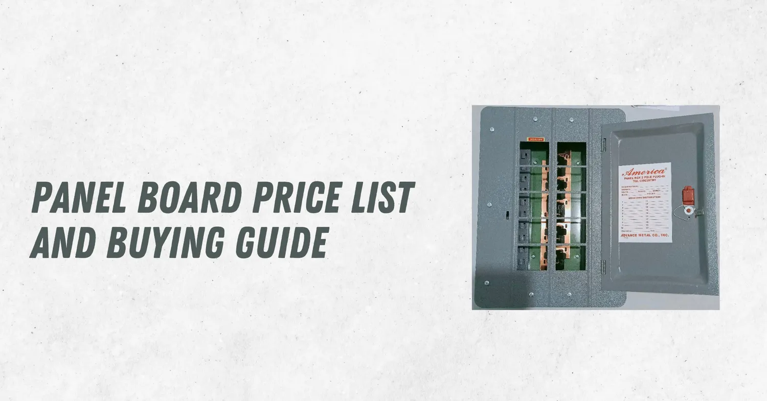 panel board price list in philippines