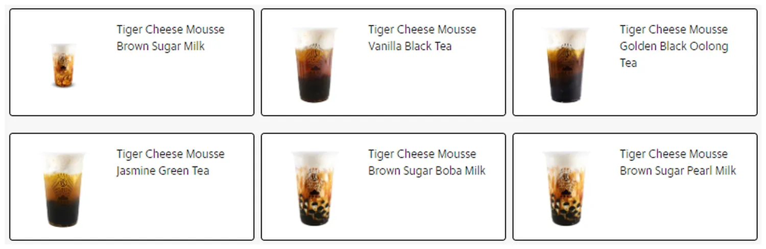 tiger sugar menu philippine tiger cheese mousse tea series 2