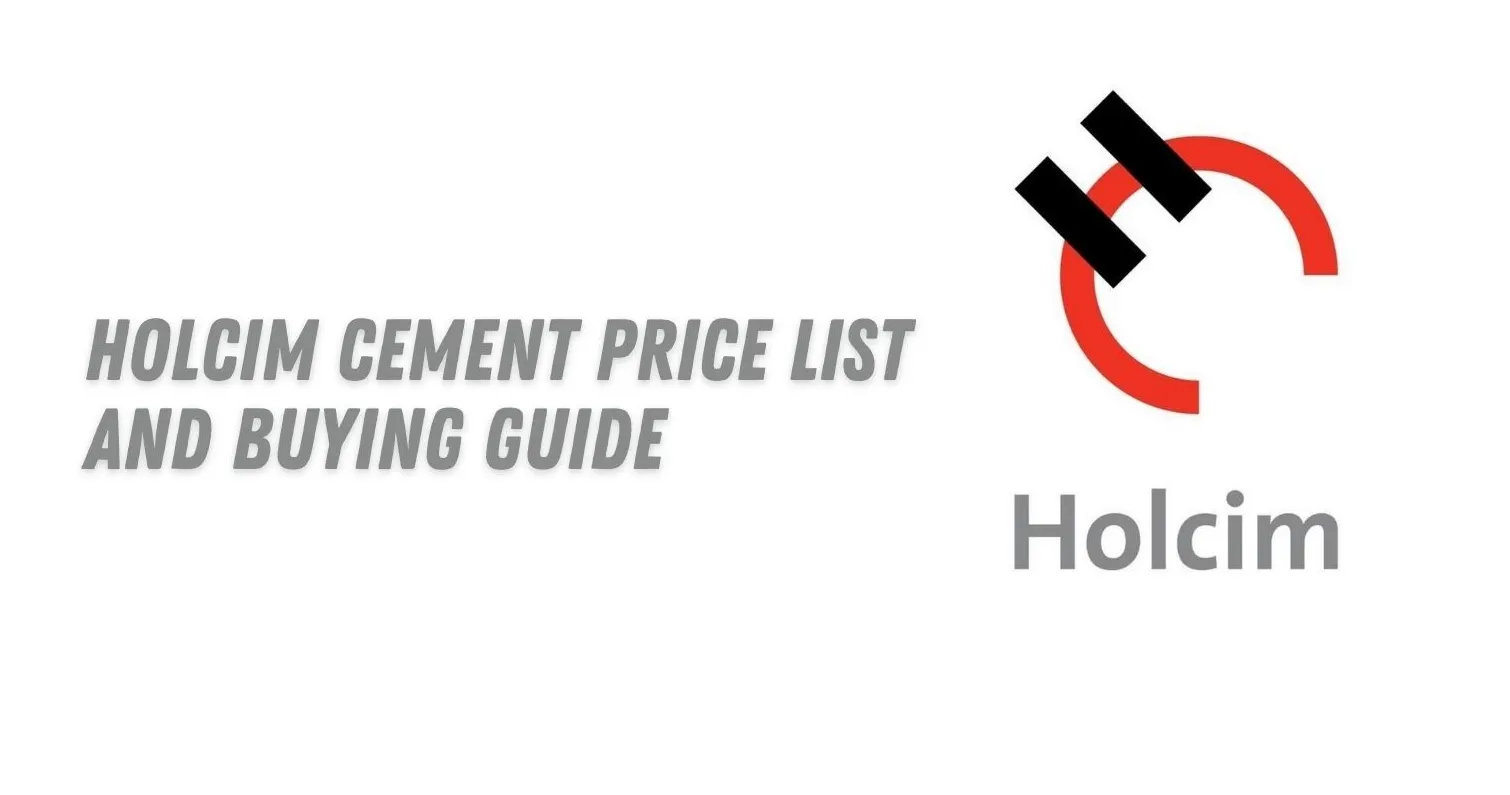 Holcim Cement Price List in philippines