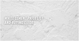 White Cement Price List in philippines
