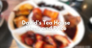davids tea house menu philippines
