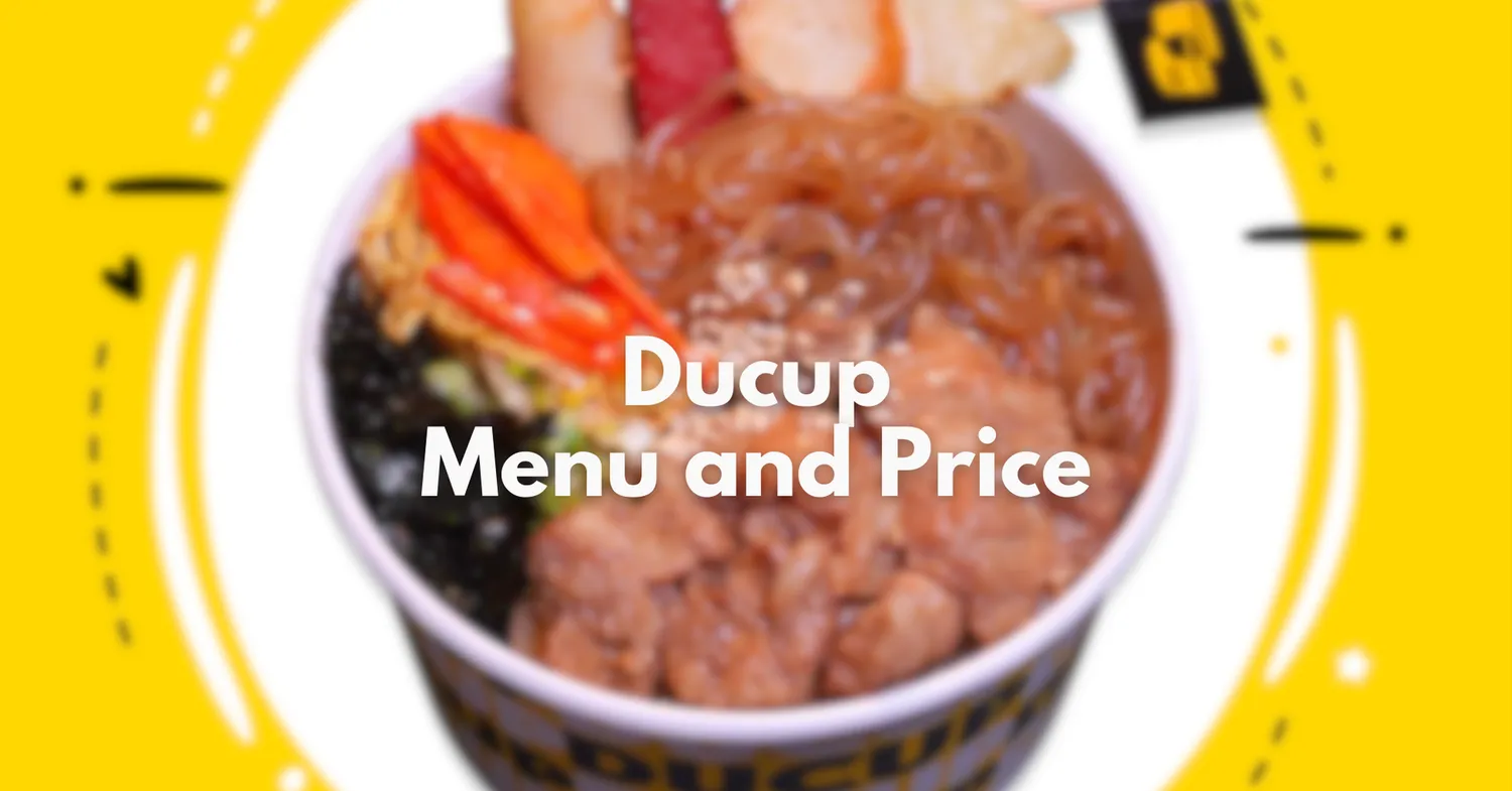 ducup menu philippines