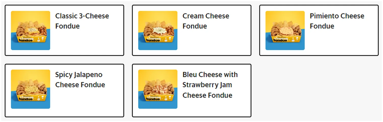everything but cheese menu singapore cheese fondue