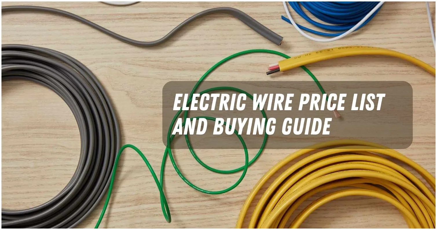 Electric Wire Price List in philippines