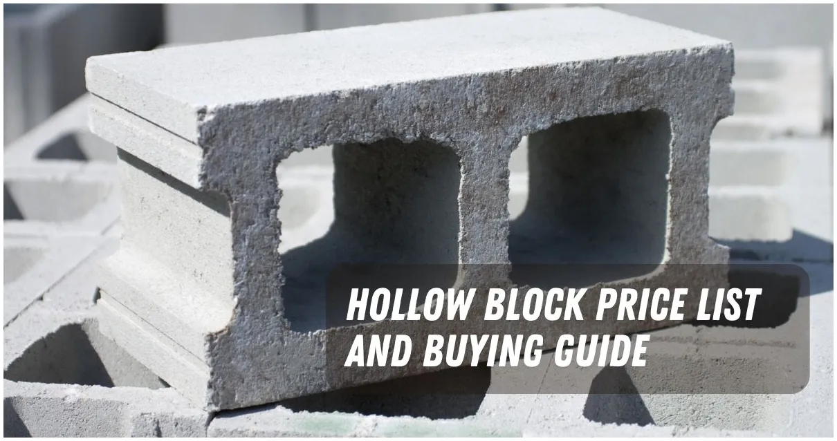Hollow Block Price List in Philippines
