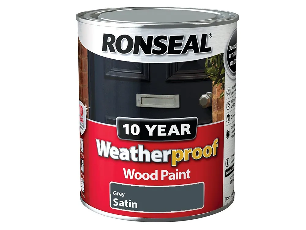 Weatherproof wood paint